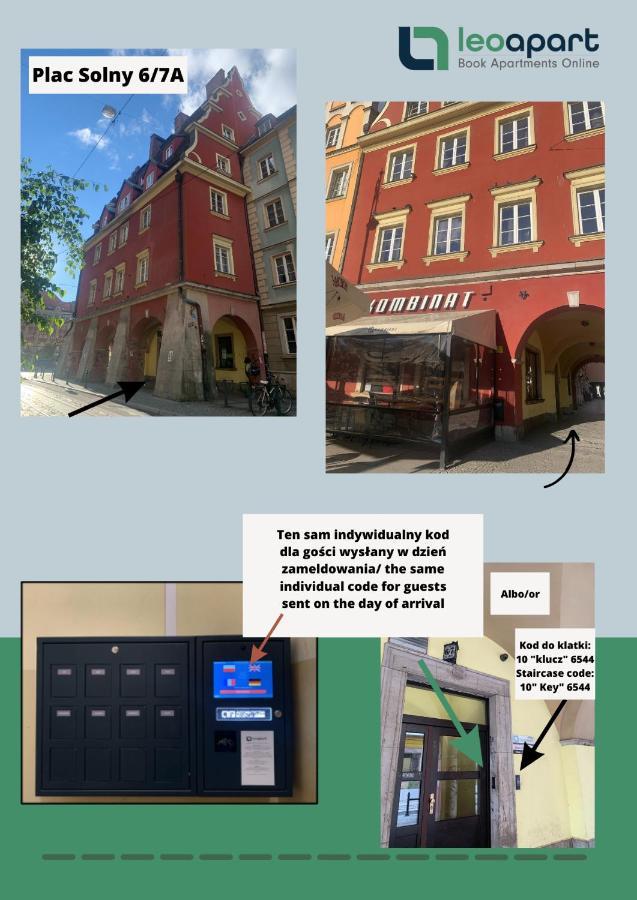 Solny Square Aparthotel Breslavia Exterior foto